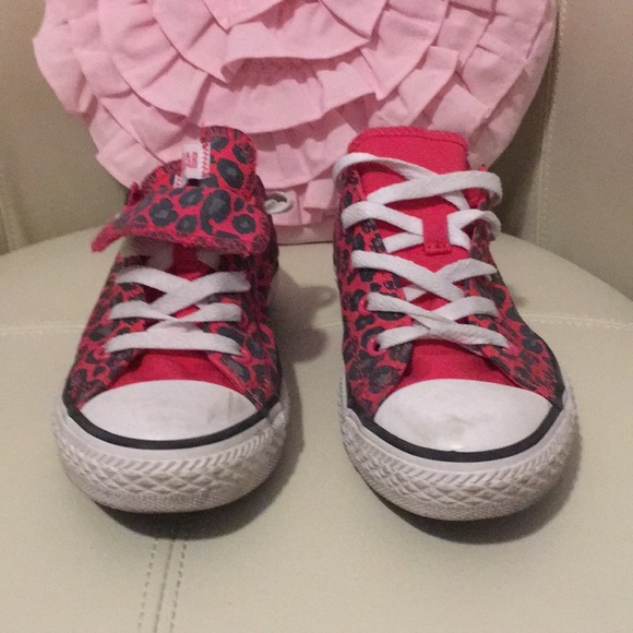 Converse All Stars Pink Cheetah print π - Picture 3 of 7